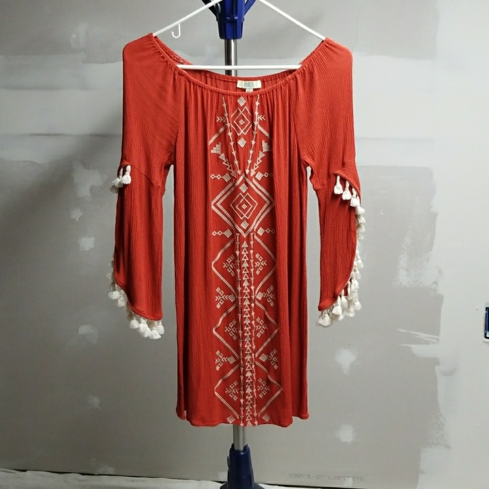 Boutique Bell Sleeve Dress